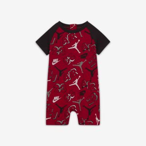 Boys' Nike Air Jordan Air Bodysuit Red | RAHSNZP-10