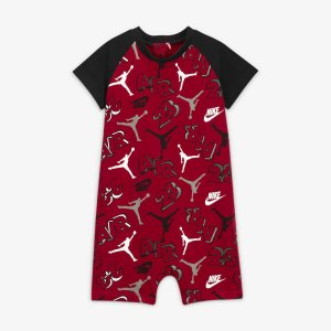 Boys' Nike Air Jordan Air Bodysuit Red | TBRQXGJ-29