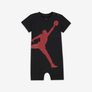 Boys' Nike Air Jordan Bodysuit Black | JVPDYSG-15