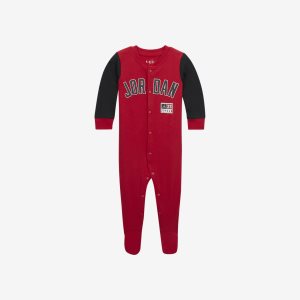 Boys' Nike Air Jordan Bodysuit Red | DJSKXWO-74