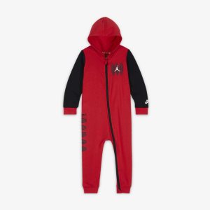 Boys' Nike Air Jordan Bodysuit Red | HZAECLT-35