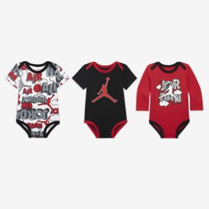 Boys' Nike Air Jordan Bodysuit Red | RDZKBJX-70