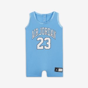 Boys' Nike Air Jordan DNA Bodysuit Blue | MGPVLYS-71