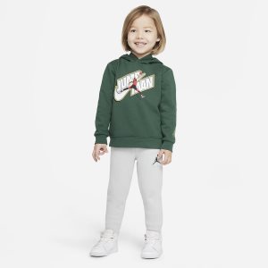 Boys' Nike Air Jordan Hoodie Black | ALQKGDW-06