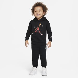 Boys' Nike Air Jordan Hoodie Black | BHSQIYO-36