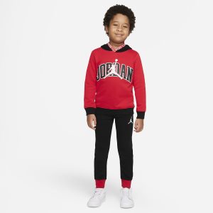 Boys' Nike Air Jordan Hoodie Black | SYLRVJO-25