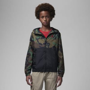 Boys' Nike Air Jordan Jackets Olive | UHNOMBC-16