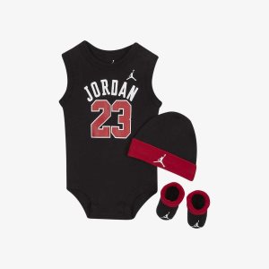 Boys' Nike Air Jordan Jumpman Bodysuit Black | LVEXFTM-30