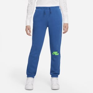 Boys' Nike Air Jordan Jumpman Pants Dark Blue | COHYFVR-40