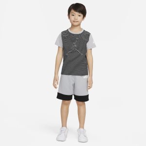 Boys' Nike Air Jordan Jumpman T Shirts Black | OKUCMQJ-06