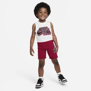 Boys' Nike Air Jordan One Piece & Sets Red | QSIZHVF-92