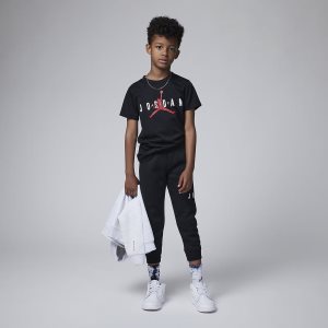 Boys' Nike Air Jordan Pants Black | SZJRIVQ-04