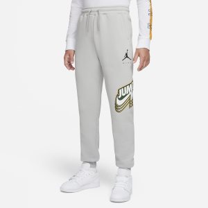 Boys' Nike Air Jordan Pants Grey | FRVUQCA-21