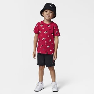 Boys' Nike Air Jordan Shorts Purple | EFQGOWH-47