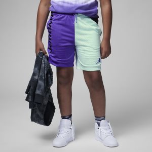 Boys' Nike Air Jordan Shorts Purple | ZHDXGMP-02