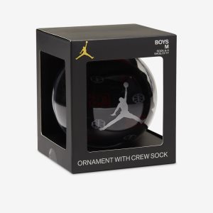 Boys' Nike Air Jordan Socks Black | PQZGVSM-49