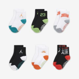 Boys' Nike Air Jordan Socks White | YJOWTEB-20