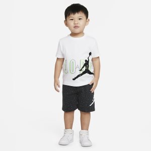 Boys' Nike Air Jordan T Shirts Black | IFMOKPL-43