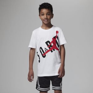 Boys' Nike Air Jordan T Shirts Black | OCRTEQD-59