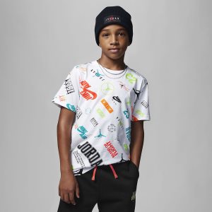 Boys' Nike Air Jordan T Shirts Red | KYVTNAD-86