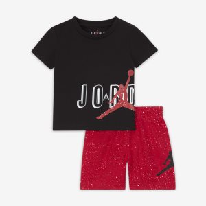 Boys' Nike Air Jordan T Shirts Red | QLKWATG-51