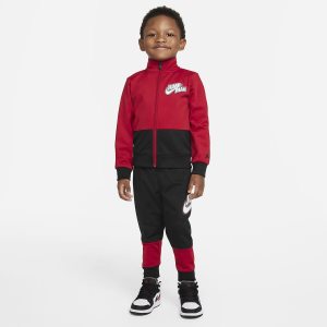Boys' Nike Air Jordan Tracksuits Black / Red | FDYUMSQ-49
