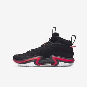 Boys' Nike Air Jordan XXXVI Basketball Shoes Black | WCXDMAI-32