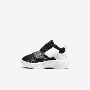 Boys' Nike Air Jordan Zion 2 Basketball Shoes Black / Green / Light Red / White | CYHQRXF-09