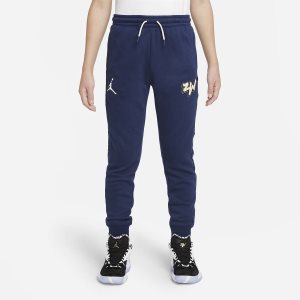 Boys' Nike Air Jordan Zion Pants Navy | CVAYJHK-61