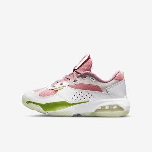 Girls' Nike Air Jordan Air 200E Lifestyle Shoes White / Green / Pink | PUZJBEV-23