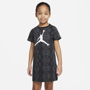 Girls' Nike Air Jordan Dress Black | DOEAMTW-78