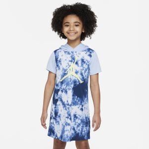 Girls' Nike Air Jordan Dress Dark Blue | GBVYHNI-36