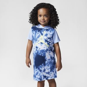 Girls' Nike Air Jordan Dress Dark Blue | RWMVYTP-24