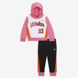 Girls' Nike Air Jordan Hoodie Black | ETIFGXW-70