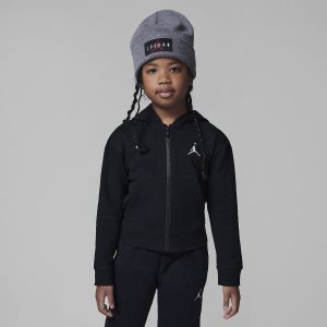 Girls' Nike Air Jordan Hoodie Black | IKDQOPU-14