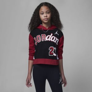 Girls' Nike Air Jordan Hoodie White | NXTBHAQ-03