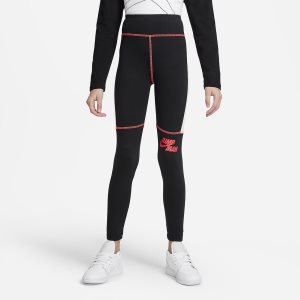 Girls' Nike Air Jordan Jumpman Leggings Black | HXCRUKG-18