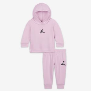 Girls' Nike Air Jordan One Piece & Sets Pink | IXTAVOQ-64
