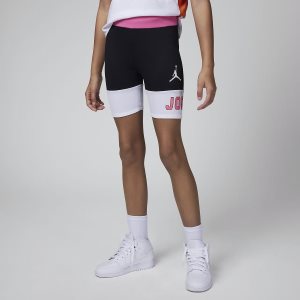 Girls' Nike Air Jordan Shorts Black | DABVCLY-39