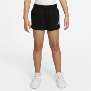 Girls' Nike Air Jordan Shorts Black | XHNERID-60