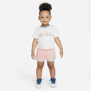 Girls' Nike Air Jordan T Shirts Coral | NPWDMLX-15