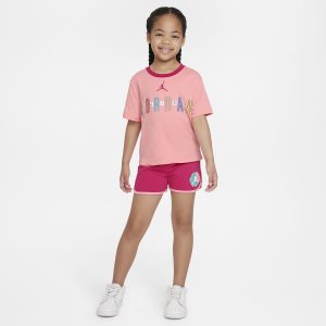 Girls' Nike Air Jordan T Shirts Coral | TBQJKEM-40