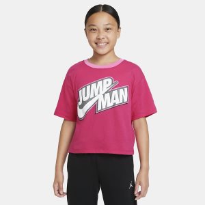 Girls' Nike Air Jordan T Shirts Pink | NWAVBCM-53