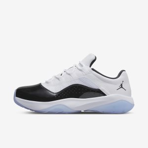 Men's Nike Air Jordan 11 CMFT Low Lifestyle Shoes Red / Black / White | ZJHLTFE-63