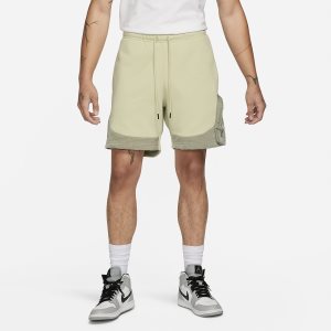 Men's Nike Air Jordan 23 Engineered Shorts Olive / Grey | TQFENJL-29