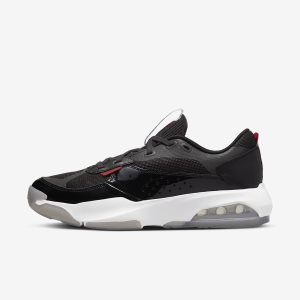 Men's Nike Air Jordan Air 200E Lifestyle Shoes Black / White / Red | HTIWJUF-36
