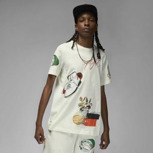 Men's Nike Air Jordan Artist Series by Jacob Rochester T Shirts Multicolor | JLVGTCA-97