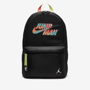 Men's Nike Air Jordan Backpacks Black | TVQPAWO-51