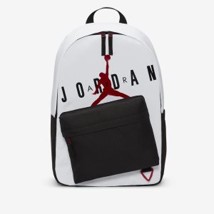 Men's Nike Air Jordan Backpacks White | ZYNATBU-21