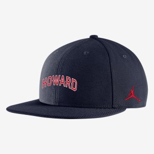 Men's Nike Air Jordan College (Howard) Hats Navy | MXFWODA-06